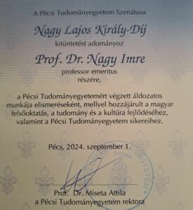 A 298. Csorba blog melléklete. Nagy Imre kitüntetése