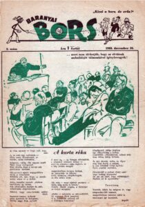 Kurta róka. A Bors 3. 1953 decemberi száma. Címoldal. A 311. Csorba blog melléklete