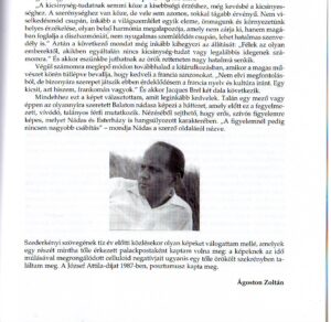 Ágoston Zoltán Szederkényiről. Jelenkor. 2024 április. A 279. Csorba blog melléklete 2.