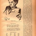 Weöres Sándor portréja a Diárium 1947. évi könyvnapi számából. A 287. Csorba blog melléklete.