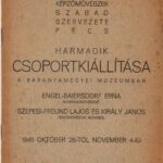 1945. október 3. Magyar képzőművészek szabad szervezete. A 291. Csorba blog melléklete