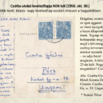 Csorba 1956-os berlini képeslapja. A 361. blog melléklete