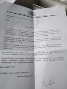 A 362. Csorba blog melléklete. Nagy Imre professzor kitüntetése