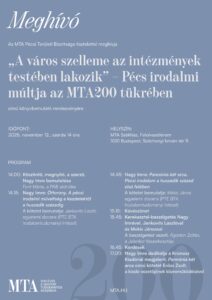 Meghívó Nagy Imre könyvbemutatójára. A 363. Csorba blog melléklete