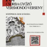 A 2026. évi Csorba versmondó verseny hirdetménye. A 382. Csorba blog melléklete