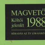 Költői jelenlét, 1988. védőborító. A 408. Csorba blog melléklete