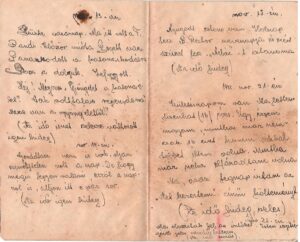 Csorba Győző naplójának 1932 november 16-ai, 16. születésnapi bejegyzése. A 415. Csorba blog melléklete.